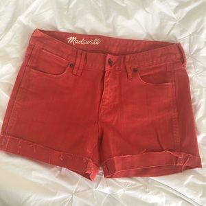 New madewell shorts